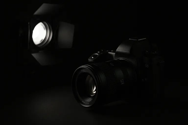 Apparatuur en lichtopstelling voor low key fotografie