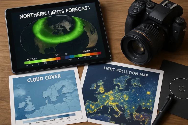 De juiste noorderlicht kaart kiezen en handige extra's