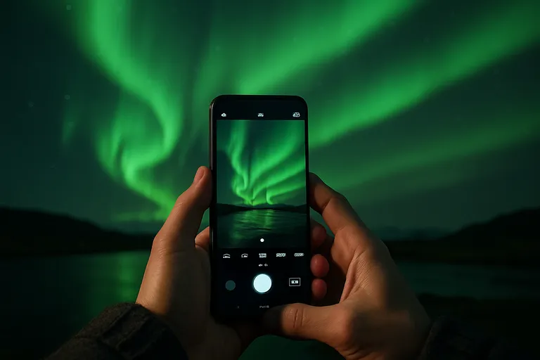 Noorderlicht fotograferen met mobiel: Android en Samsung