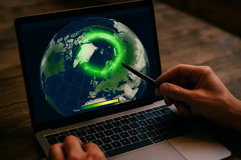 Noorderlicht kaart: wat je ziet en hoe je het gebruikt