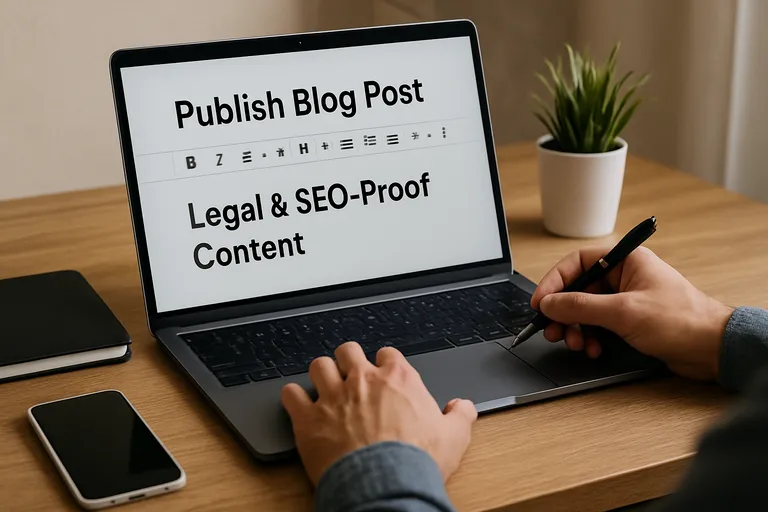 Publiceren zonder risico's: juridisch en SEO-proof