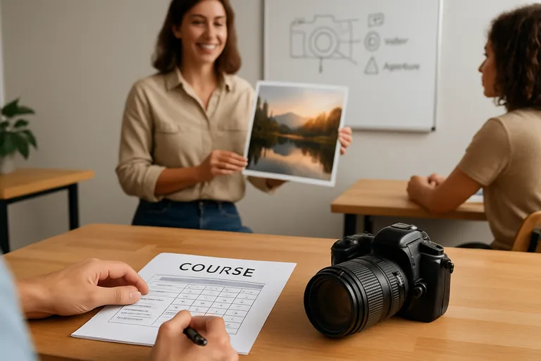 Soorten cursus fotografie en lesvormen