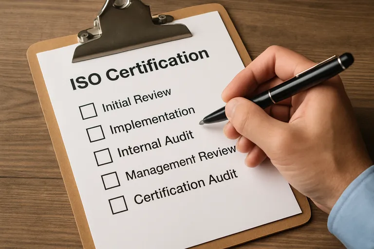 Stappenplan naar ISO-certificering