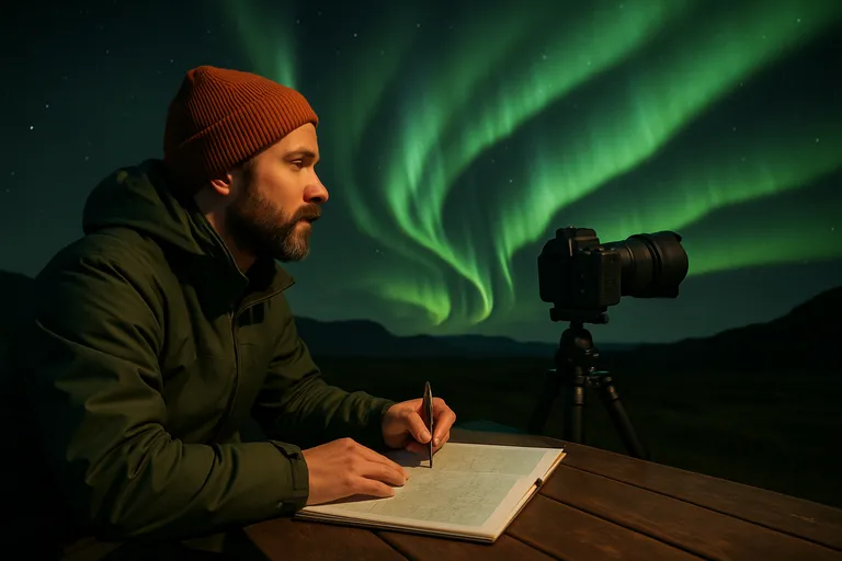 Voorbereiding en planning voor je noorderlicht foto