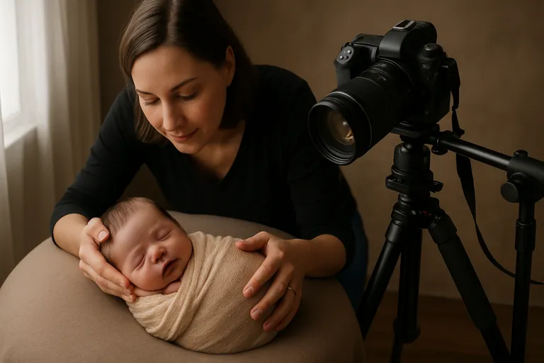 Word zelfverzekerd in newborn fotografie met veilig poseren, zacht licht en een praktische workflow