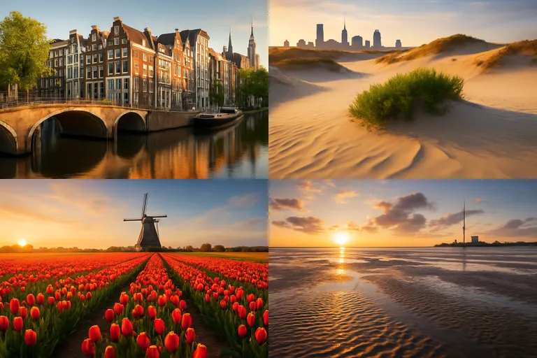 Zo leg je Nederland sprankelend vast: van grachten tot duinen